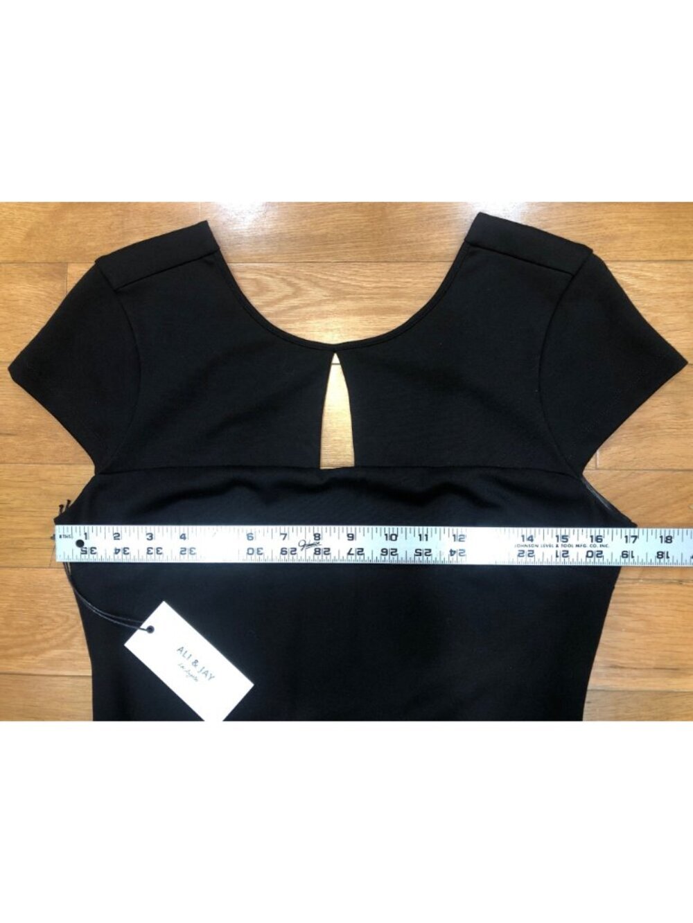 NWT Ali & Jay Sylva Little Black Dress Mini Modern Edgy Size M - Picture 7 of 12